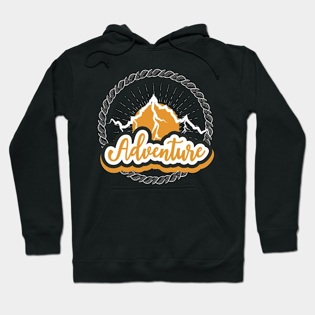 Adventure Hoodie by T-Shirt Attires